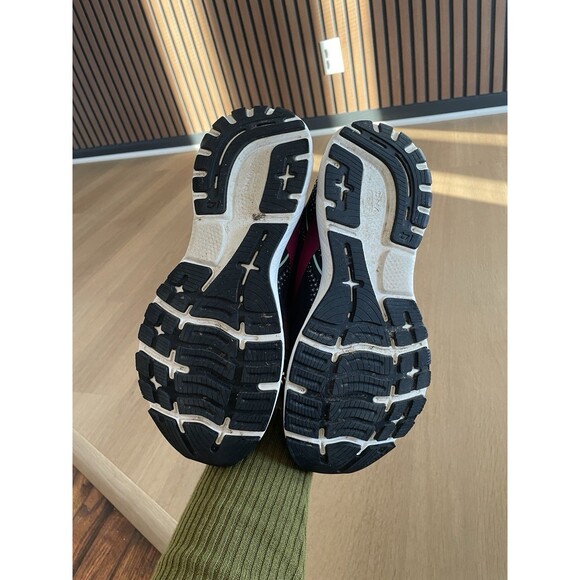 Brooks Ghost 14 Womens Size 9 Black Pink Mint (Medium) Running Sneakers Shoes - Picture 9 of 13